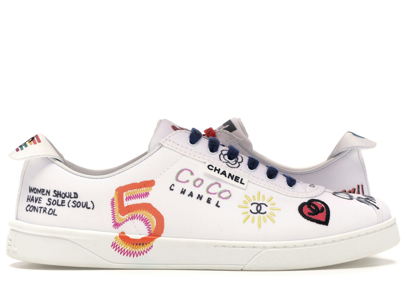 Chanel  Pharrell x Chanel Leather Sneaker Graffiti 39 EUR  myGemma   Item 116598